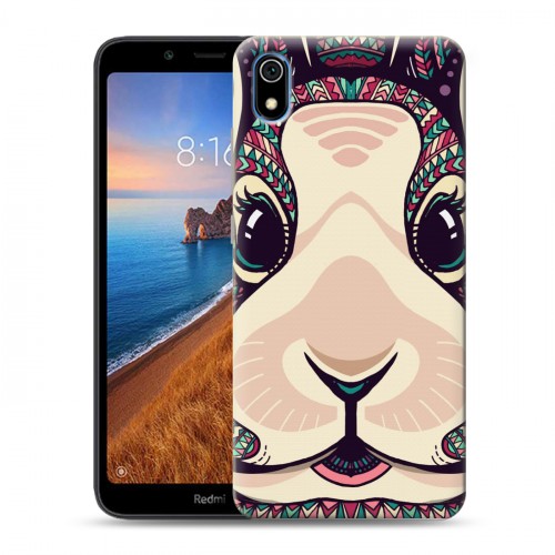 Дизайнерский силиконовый чехол для Xiaomi RedMi 7A Животные ацтеков