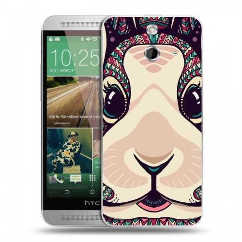 Дизайнерский пластиковый чехол для HTC One E8 Животные ацтеков