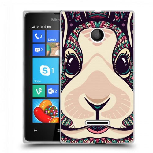 Дизайнерский пластиковый чехол для Microsoft Lumia 435 Животные ацтеков