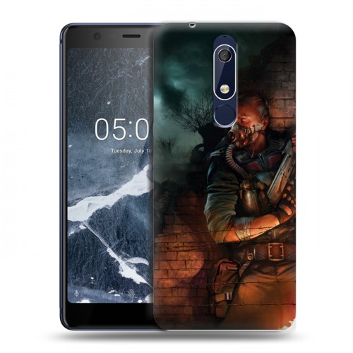 Дизайнерский пластиковый чехол для Nokia 5.1 Сталкер