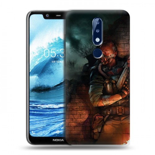 Дизайнерский силиконовый чехол для Nokia 5.1 Plus Сталкер