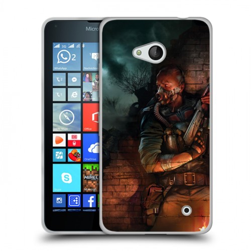 Дизайнерский пластиковый чехол для Microsoft Lumia 640 Сталкер