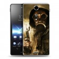 Дизайнерский пластиковый чехол для Sony Xperia TX Сталкер