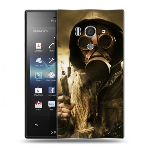 Дизайнерский пластиковый чехол для Sony Xperia acro S Сталкер