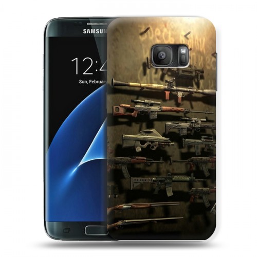 Дизайнерский силиконовый с усиленными углами чехол для Samsung Galaxy S7 Сталкер