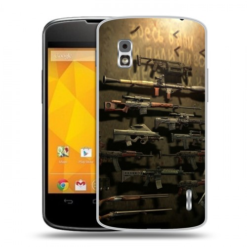 Дизайнерский пластиковый чехол для LG Google Nexus 4 Сталкер