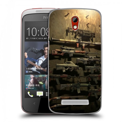 Дизайнерский пластиковый чехол для HTC Desire 500 Сталкер