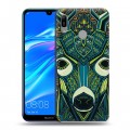 Дизайнерский пластиковый чехол для Huawei Y6 (2019) Животные ацтеков