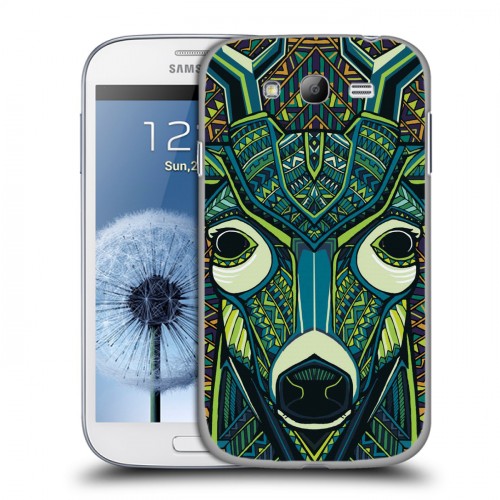 Дизайнерский пластиковый чехол для Samsung Galaxy Grand Животные ацтеков