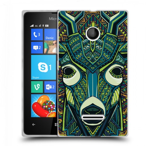 Дизайнерский пластиковый чехол для Microsoft Lumia 435 Животные ацтеков