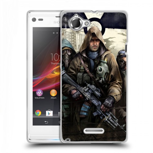 Дизайнерский пластиковый чехол для Sony Xperia L Сталкер