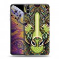 Дизайнерский силиконовый чехол для Iphone Xs Max Животные ацтеков