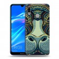 Дизайнерский пластиковый чехол для Huawei Y6 (2019) Животные ацтеков