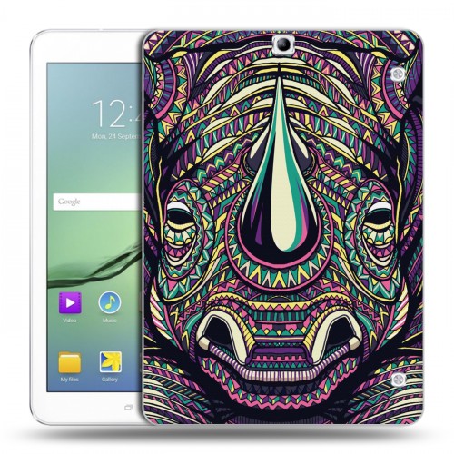 Дизайнерский силиконовый чехол для Samsung Galaxy Tab S2 9.7 Животные ацтеков