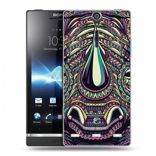 Дизайнерский пластиковый чехол для Sony Xperia S Животные ацтеков