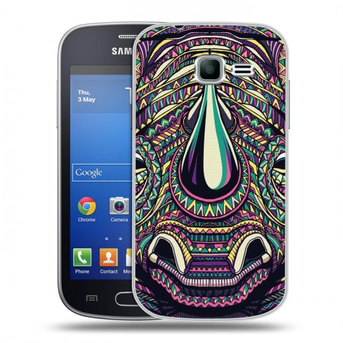 Дизайнерский пластиковый чехол для Samsung Galaxy Trend Lite Животные ацтеков