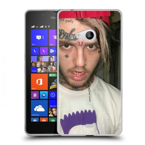 Дизайнерский пластиковый чехол для Microsoft Lumia 540 Lil Peep