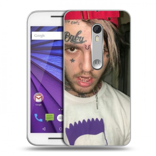 Дизайнерский пластиковый чехол для Lenovo Moto G Lil Peep