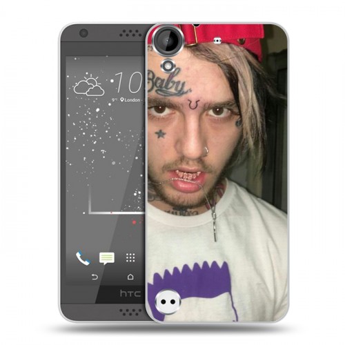 Дизайнерский пластиковый чехол для HTC Desire 530 Lil Peep