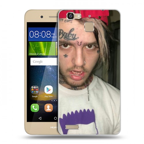 Дизайнерский пластиковый чехол для Huawei GR3 Lil Peep