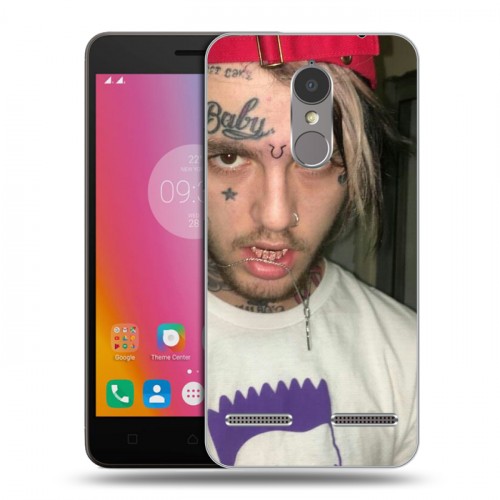 Дизайнерский силиконовый чехол для Lenovo K6 Lil Peep