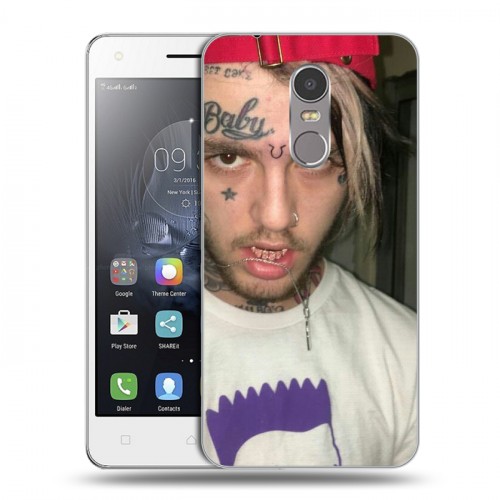 Дизайнерский пластиковый чехол для Lenovo K6 Note Lil Peep