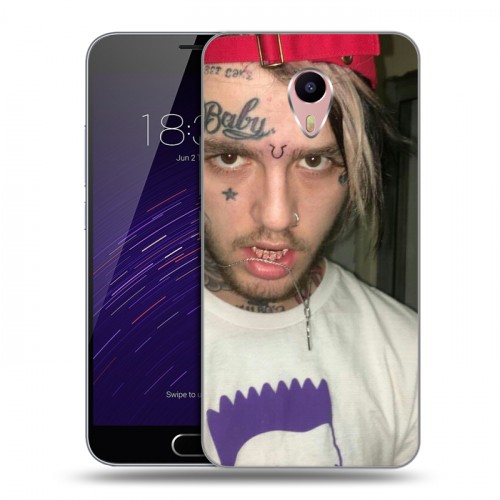 Дизайнерский пластиковый чехол для Meizu M3 Max Lil Peep