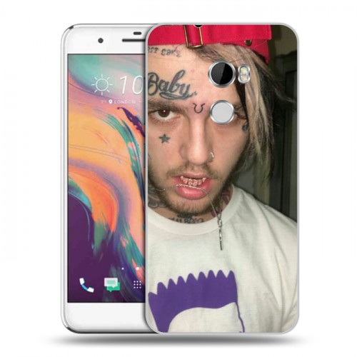 Дизайнерский пластиковый чехол для HTC One X10 Lil Peep