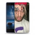 Дизайнерский пластиковый чехол для Nokia 8 Lil Peep