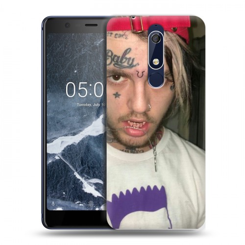 Дизайнерский пластиковый чехол для Nokia 5.1 Lil Peep