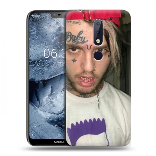 Дизайнерский пластиковый чехол для Nokia 6.1 Plus Lil Peep