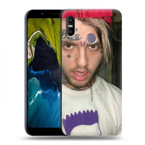 Дизайнерский пластиковый чехол для HTC U12 Life Lil Peep