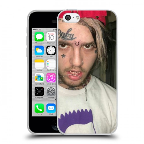 Дизайнерский пластиковый чехол для Iphone 5c Lil Peep