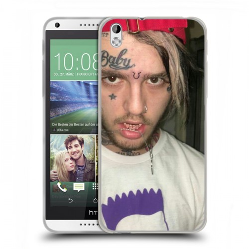 Дизайнерский пластиковый чехол для HTC Desire 816 Lil Peep