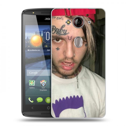 Дизайнерский пластиковый чехол для Acer Liquid E3 Lil Peep