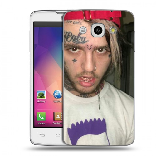 Дизайнерский пластиковый чехол для LG L60 Lil Peep