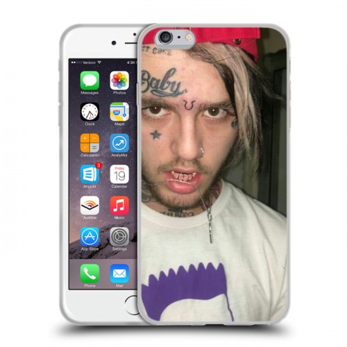 Дизайнерский силиконовый чехол для Iphone 6 Plus/6s Plus Lil Peep