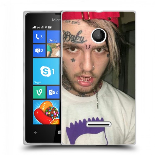 Дизайнерский пластиковый чехол для Microsoft Lumia 435 Lil Peep