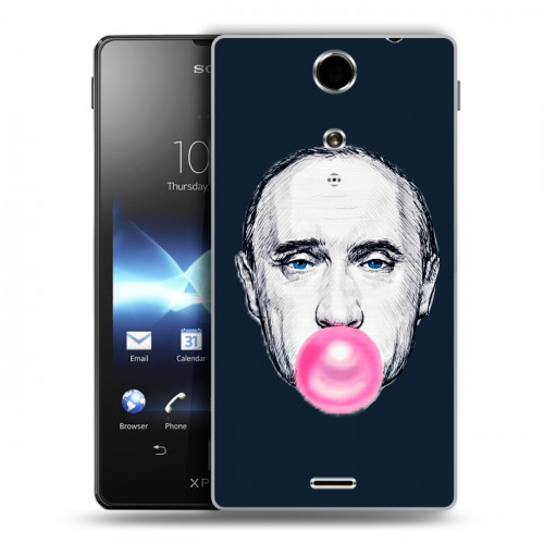 Дизайнерский пластиковый чехол для Sony Xperia TX В.В.Путин 