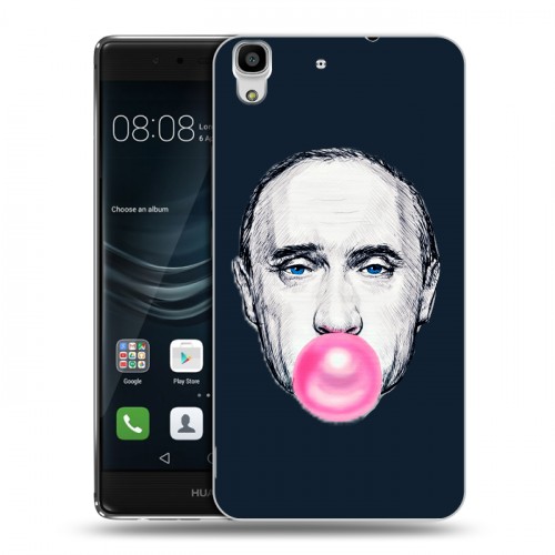 Дизайнерский пластиковый чехол для Huawei Y6II В.В.Путин 