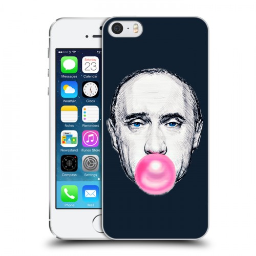 Дизайнерский пластиковый чехол для Iphone 5s В.В.Путин 