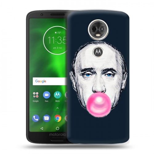 Дизайнерский пластиковый чехол для Motorola Moto E5 Plus В.В.Путин 