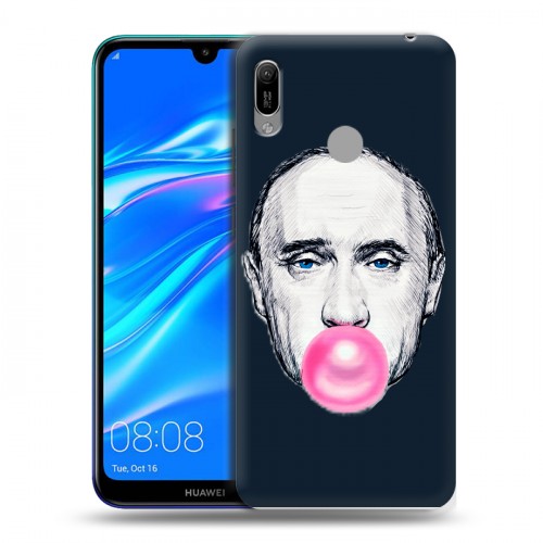 Дизайнерский пластиковый чехол для Huawei Y6 (2019) В.В.Путин 