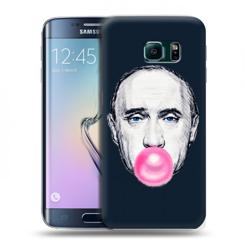 Дизайнерский пластиковый чехол для Samsung Galaxy S6 Edge В.В.Путин 