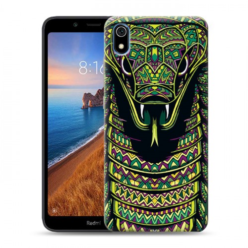 Дизайнерский силиконовый чехол для Xiaomi RedMi 7A Животные ацтеков