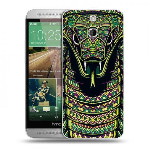 Дизайнерский пластиковый чехол для HTC One E8 Животные ацтеков