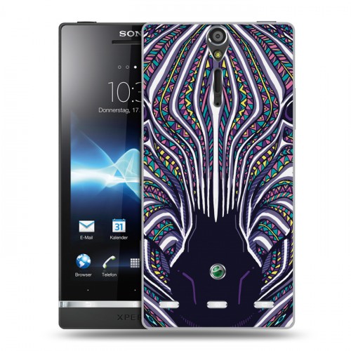 Дизайнерский пластиковый чехол для Sony Xperia S Животные ацтеков