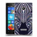 Дизайнерский пластиковый чехол для Microsoft Lumia 435 Животные ацтеков