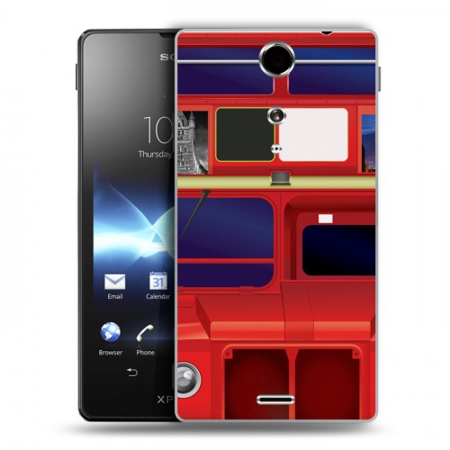 Дизайнерский пластиковый чехол для Sony Xperia TX Дух Лондона