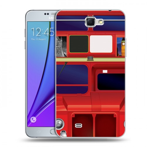 Дизайнерский пластиковый чехол для Samsung Galaxy Note 2 Дух Лондона